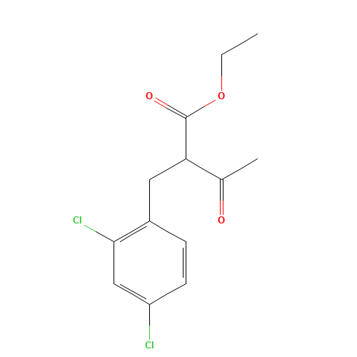 ethyl 2-[(2,4-dichlorophenyl)methyl]-3-oxobutanoate (CAS: 63218-45-1) - Related Chemical Product