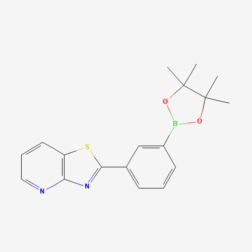 2-[3-(4,4,5,5-tetramethyl-1,3,2-dioxaborolan-2-yl)phenyl]-[1,3]thiazolo[4,5-b]pyridine (CAS: 1356924-20-3) - Related Chemical Product