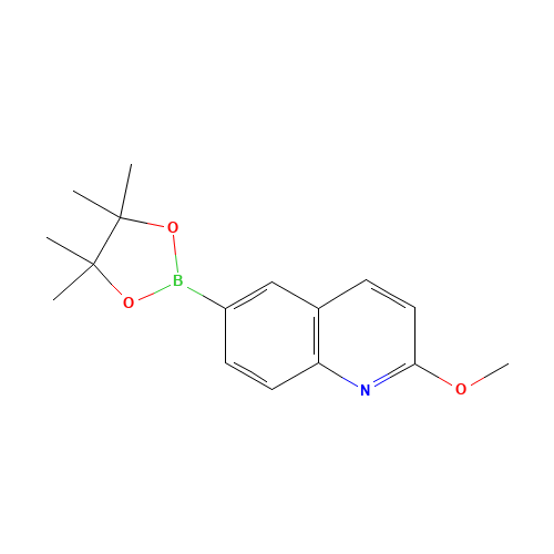 2-methoxy-6-(4,4,5,5-tetramethyl-1,3,2-dioxaborolan-2-yl)quinoline (CAS: 1201644-36-1) - Related Chemical Product