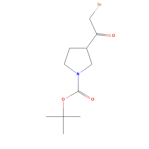 tert-butyl 3-(2-bromoacetyl)pyrrolidine-1-carboxylate (CAS: 1225218-94-9) - Related Chemical Product