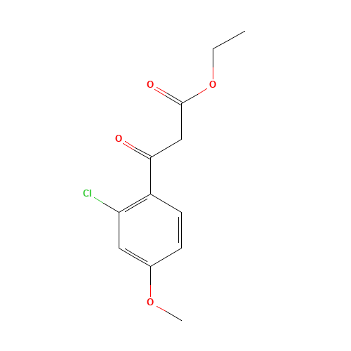 ethyl 3-(2-chloro-4-methoxyphenyl)-3-oxopropanoate (CAS: 941696-11-3) - Related Chemical Product