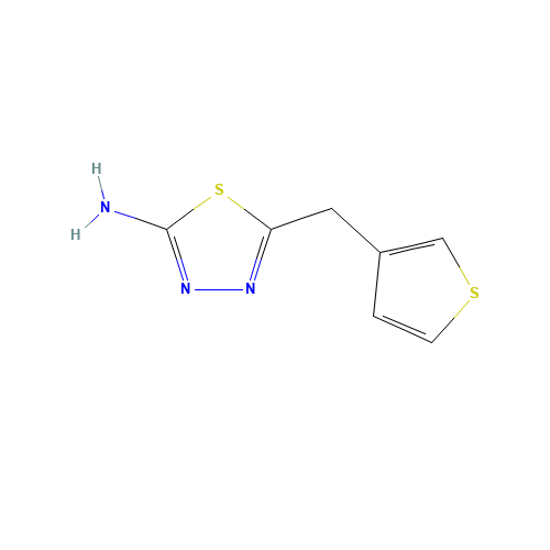 5-(thiophen-3-ylmethyl)-1,3,4-thiadiazol-2-amine (CAS: 400740-51-4) - Related Chemical Product
