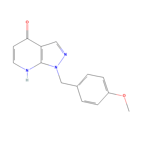 1-[(4-methoxyphenyl)methyl]-2H-pyrazolo[3,4-b]pyridin-4-one (CAS: 924909-16-0) - Related Chemical Product