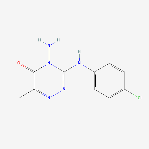 4-amino-3-(4-chloroanilino)-6-methyl-1,2,4-triazin-5-one (CAS: 22285-10-5) - Related Chemical Product
