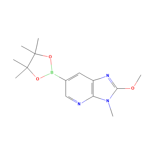 2-methoxy-3-methyl-6-(4,4,5,5-tetramethyl-1,3,2-dioxaborolan-2-yl)imidazo[4,5-b]pyridine (CAS: 1257553-98-2) - Related Chemical Product