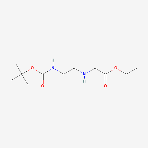 ethyl 2-[2-[(2-methylpropan-2-yl)oxycarbonylamino]ethylamino]acetate (CAS: 72648-80-7) - Related Chemical Product