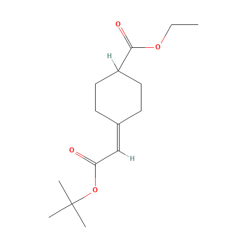 ethyl 4-[2-[(2-methylpropan-2-yl)oxy]-2-oxoethylidene]cyclohexane-1-carboxylate (CAS: 218779-74-9) - Related Chemical Product