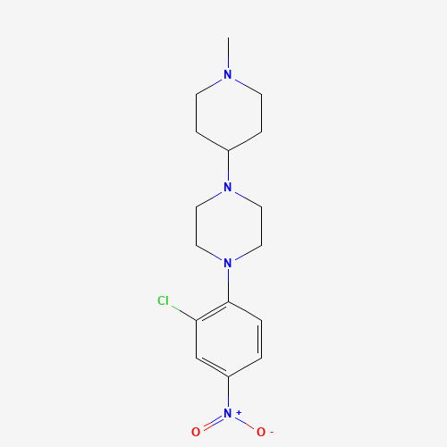1-(2-chloro-4-nitrophenyl)-4-(1-methylpiperidin-4-yl)piperazine (CAS: 1453212-00-4) - Related Chemical Product