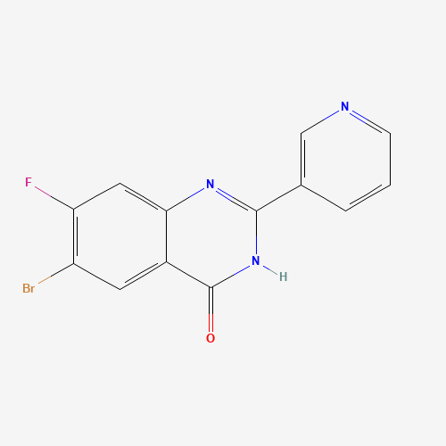 6-bromo-7-fluoro-2-pyridin-3-yl-1H-quinazolin-4-one (CAS: 1417301-26-8) - Related Chemical Product