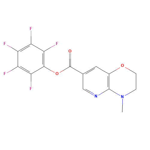 (2,3,4,5,6-pentafluorophenyl) 4-methyl-2,3-dihydropyrido[3,2-b][1,4]oxazine-7-carboxylate (CAS: 921938-83-2) - Related Chemical Product