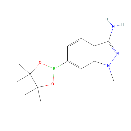 1-methyl-6-(4,4,5,5-tetramethyl-1,3,2-dioxaborolan-2-yl)indazol-3-amine (CAS: 1187968-53-1) - Related Chemical Product