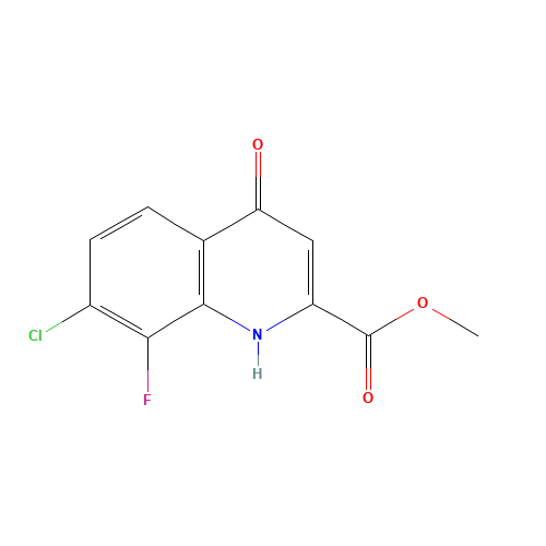 methyl 7-chloro-8-fluoro-4-oxo-1H-quinoline-2-carboxylate (CAS: 1150164-88-7) - Related Chemical Product