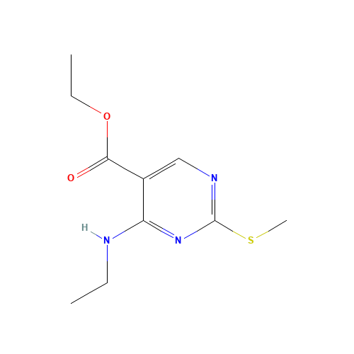 ethyl 4-(ethylamino)-2-methylsulfanylpyrimidine-5-carboxylate (CAS: 185040-33-9) - Related Chemical Product