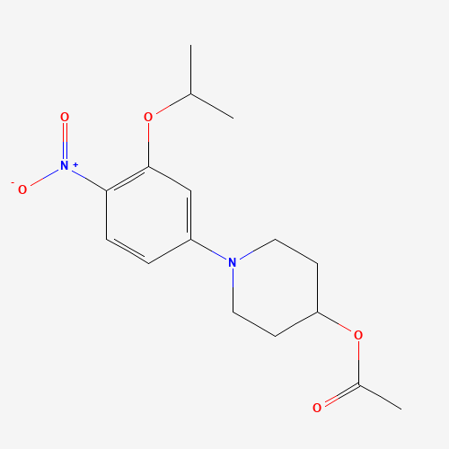 [1-(4-nitro-3-propan-2-yloxyphenyl)piperidin-4-yl] acetate (CAS: 1462950-76-0) - Related Chemical Product