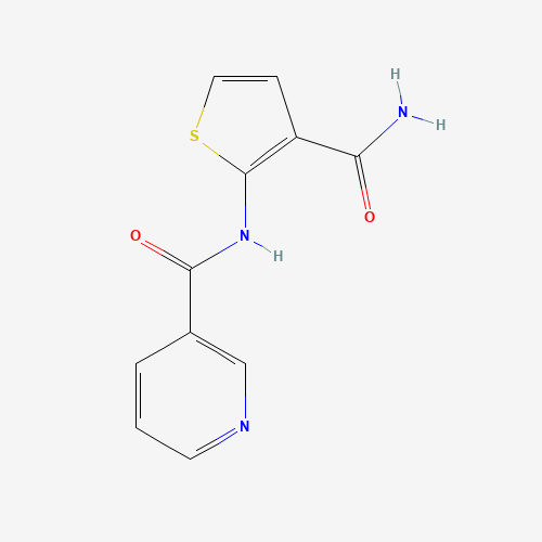 N-(3-carbamoylthiophen-2-yl)pyridine-3-carboxamide (CAS: 895945-32-1) - Related Chemical Product