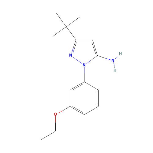 5-tert-butyl-2-(3-ethoxyphenyl)pyrazol-3-amine (CAS: 903630-77-3) - Related Chemical Product