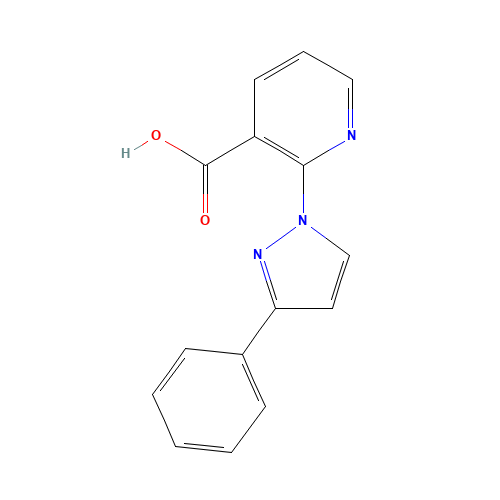 2-(3-phenylpyrazol-1-yl)pyridine-3-carboxylic acid (CAS: 1037828-54-8) - Related Chemical Product