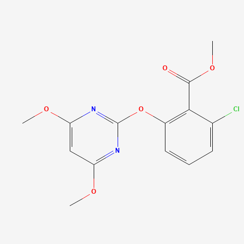 methyl 2-chloro-6-(4,6-dimethoxypyrimidin-2-yl)oxybenzoate (CAS: 113763-47-6) - Related Chemical Product