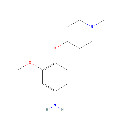 3-methoxy-4-(1-methylpiperidin-4-yl)oxyaniline (CAS: 515141-46-5) - Related Chemical Product