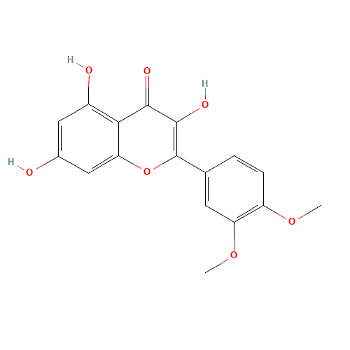 2-(3,4-dimethoxyphenyl)-3,5,7-trihydroxychromen-4-one (CAS: 3306-29-4) - Related Chemical Product