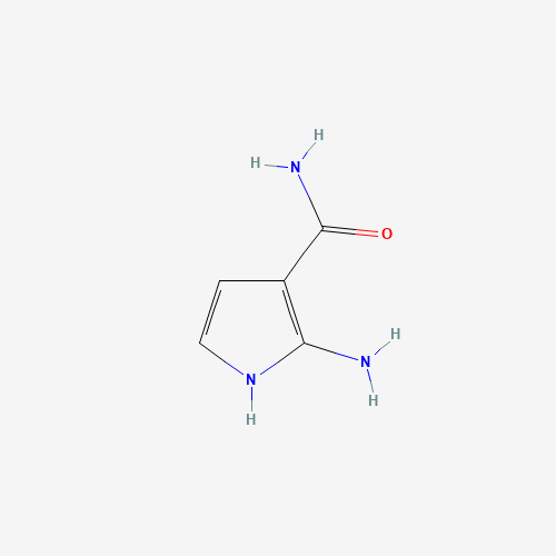 2-amino-1H-pyrrole-3-carboxamide (CAS: 15986-02-4) - Chemical Structure and Molecular Formula 
