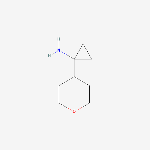 1-(oxan-4-yl)cyclopropan-1-amine (CAS: 944142-47-6) - Chemical Structure and Molecular Formula 