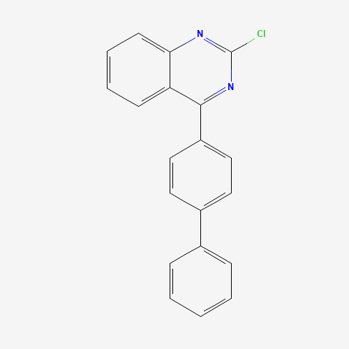 2-chloro-4-(4-phenylphenyl)quinazoline (CAS: 1262866-93-2) - Chemical Structure and Molecular Formula 