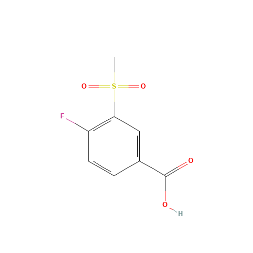 4-fluoro-3-methylsulfonylbenzoic acid (CAS: 158608-00-5) - Related Chemical Product