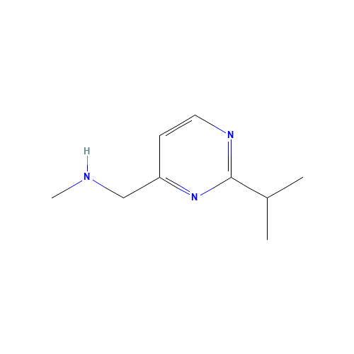 N-methyl-1-(2-propan-2-ylpyrimidin-4-yl)methanamine (CAS: 921074-88-6) - Related Chemical Product