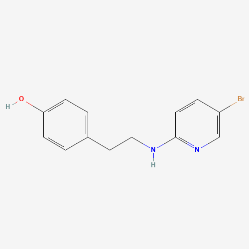 4-[2-[(5-bromopyridin-2-yl)amino]ethyl]phenol (CAS: 596116-63-1) - Related Chemical Product