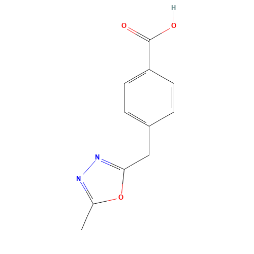4-[(5-methyl-1,3,4-oxadiazol-2-yl)methyl]benzoic acid (CAS: 936755-37-2) - Related Chemical Product