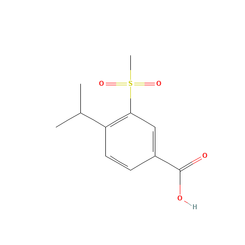 3-methylsulfonyl-4-propan-2-ylbenzoic acid (CAS: 159139-35-2) - Related Chemical Product