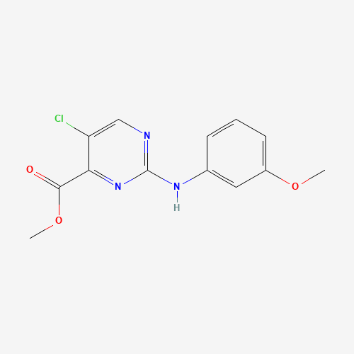 methyl 5-chloro-2-(3-methoxyanilino)pyrimidine-4-carboxylate (CAS: 943121-68-4) - Related Chemical Product