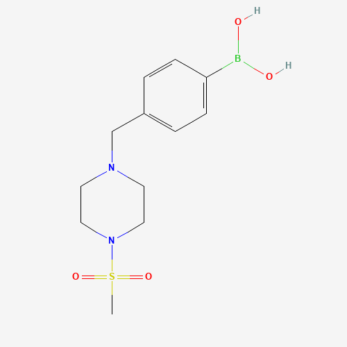 [4-[(4-methylsulfonylpiperazin-1-yl)methyl]phenyl]boronic acid (CAS: 1428326-48-0) - Related Chemical Product