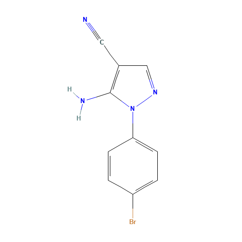 5-amino-1-(4-bromophenyl)pyrazole-4-carbonitrile (CAS: 5334-28-1) - Related Chemical Product