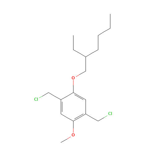 1,4-bis(chloromethyl)-2-(2-ethylhexoxy)-5-methoxybenzene (CAS: 146370-52-7) - Related Chemical Product