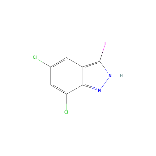 5,7-dichloro-3-iodo-2H-indazole (CAS: 885271-35-2) - Related Chemical Product