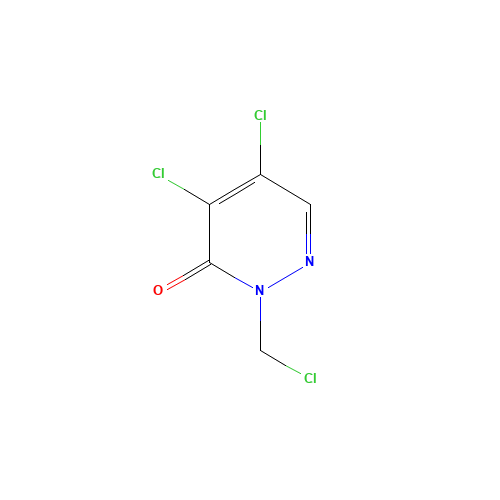 4,5-dichloro-2-(chloromethyl)pyridazin-3-one (CAS: 51356-03-7) - Related Chemical Product