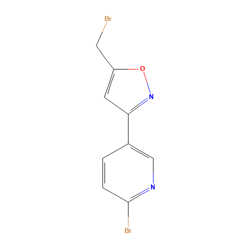5-(bromomethyl)-3-(6-bromopyridin-3-yl)-1,2-oxazole (CAS: 1231244-56-6) - Related Chemical Product