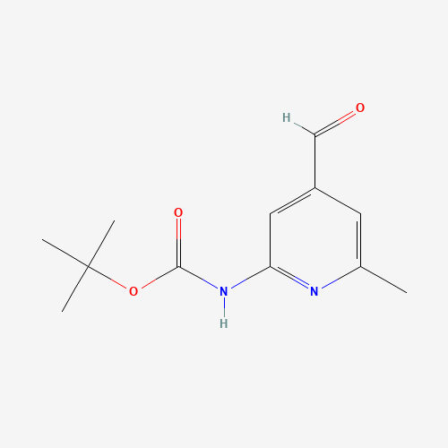 tert-butyl N-(4-formyl-6-methylpyridin-2-yl)carbamate (CAS: 479613-24-6) - Related Chemical Product