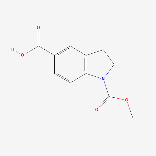 1-methoxycarbonyl-2,3-dihydroindole-5-carboxylic acid (CAS: 158545-62-1) - Related Chemical Product