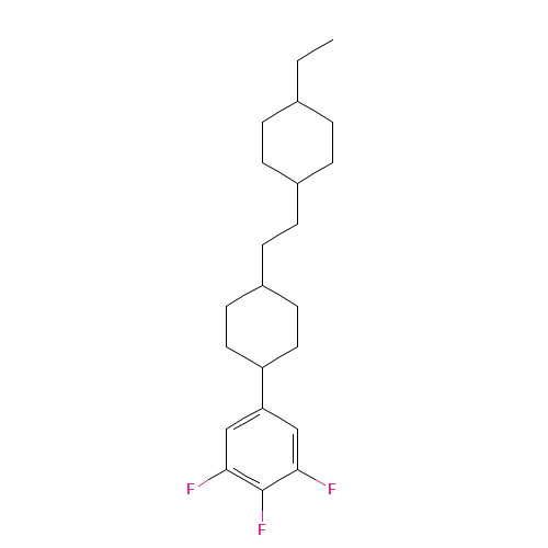 5-[4-[2-(4-ethylcyclohexyl)ethyl]cyclohexyl]-1,2,3-trifluorobenzene (CAS: 137529-57-8) - Related Chemical Product