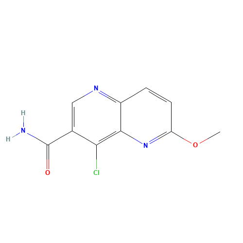 4-chloro-6-methoxy-1,5-naphthyridine-3-carboxamide (CAS: 872714-56-2) - Related Chemical Product