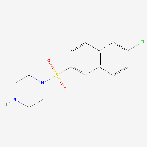 1-(6-chloronaphthalen-2-yl)sulfonylpiperazine (CAS: 203521-17-9) - Related Chemical Product