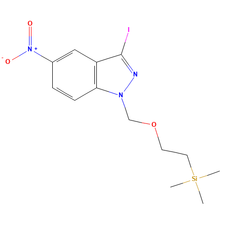 2-[(3-iodo-5-nitroindazol-1-yl)methoxy]ethyl-trimethylsilane (CAS: 918440-15-0) - Related Chemical Product