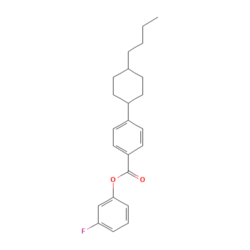 (3-fluorophenyl) 4-(4-butylcyclohexyl)benzoate (CAS: 87592-62-9) - Related Chemical Product