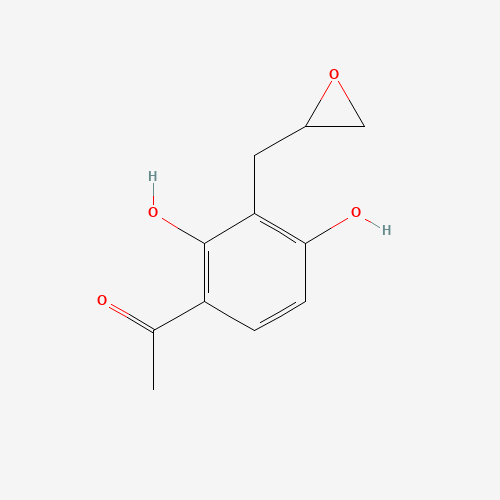 1-[2,4-dihydroxy-3-(oxiran-2-ylmethyl)phenyl]ethanone (CAS: 105917-30-4) - Related Chemical Product