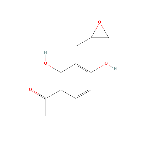 1-[2,4-dihydroxy-3-(oxiran-2-ylmethyl)phenyl]ethanone (CAS: 105917-30-4) - Related Chemical Product