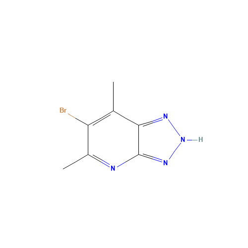6-bromo-5,7-dimethyl-2H-triazolo[4,5-b]pyridine (CAS: 121655-34-3) - Related Chemical Product