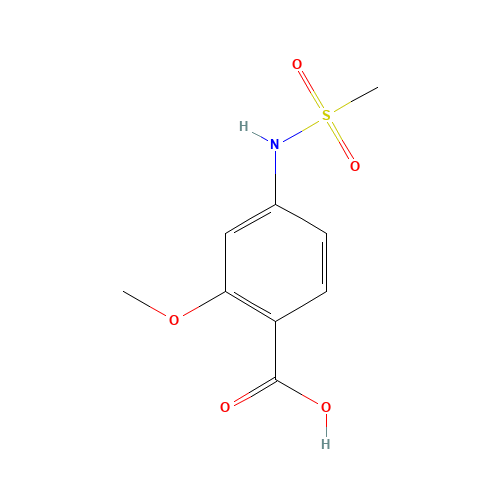 4-(methanesulfonamido)-2-methoxybenzoic acid (CAS: 89469-44-3) - Related Chemical Product